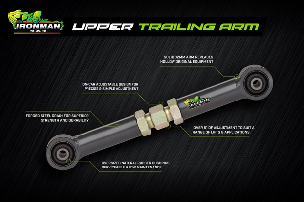 Rear Adjustable Upper Trailing Arm Suited For Toyota 100 Series Land Cruiser/LX470/Nissan Patrol GQ Questions & Answers